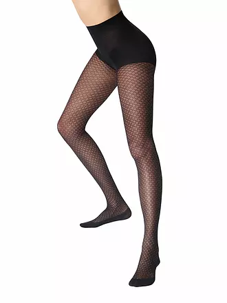 OROBLU | Modestrumpfhose ECO SNEAKERS PATTERN 40 black chain | 